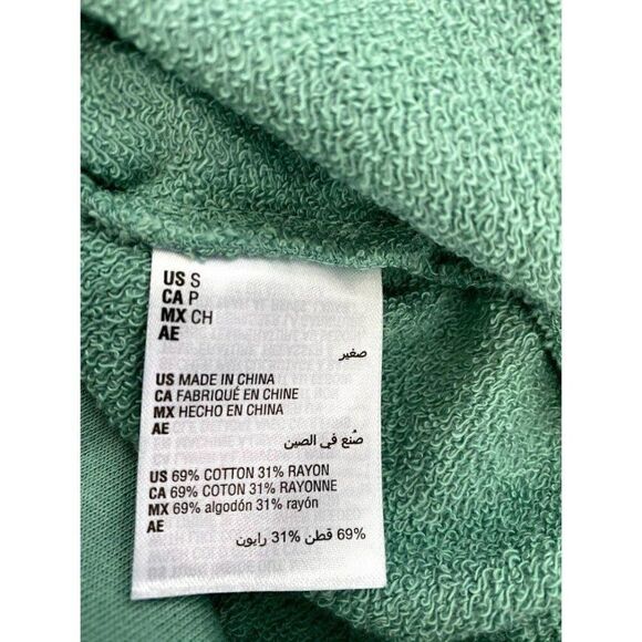 INC Sweatshirt Top XL Sage Green Glitter-Sleeve‎ - Picture 5 of 6